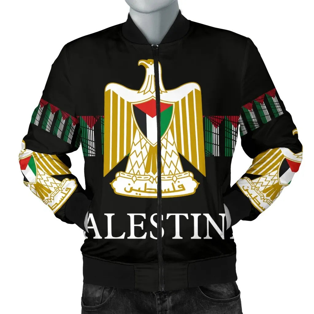 Palestine United Men's Bomber Jacket RLT13 - Wonder Print Shop