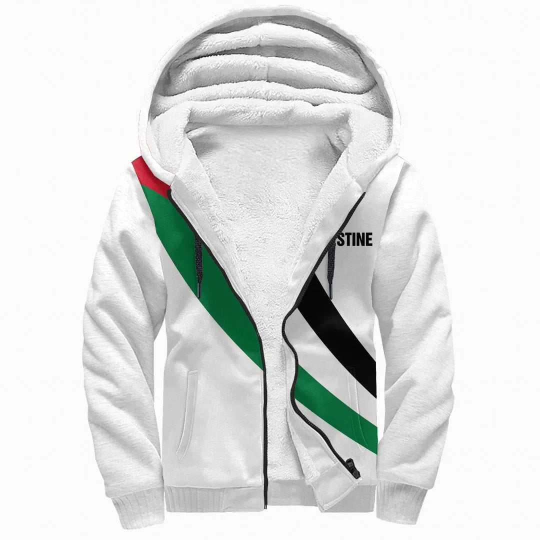 Palestine Special Flag Sherpa Hoodie RLT13 - Wonder Print Shop