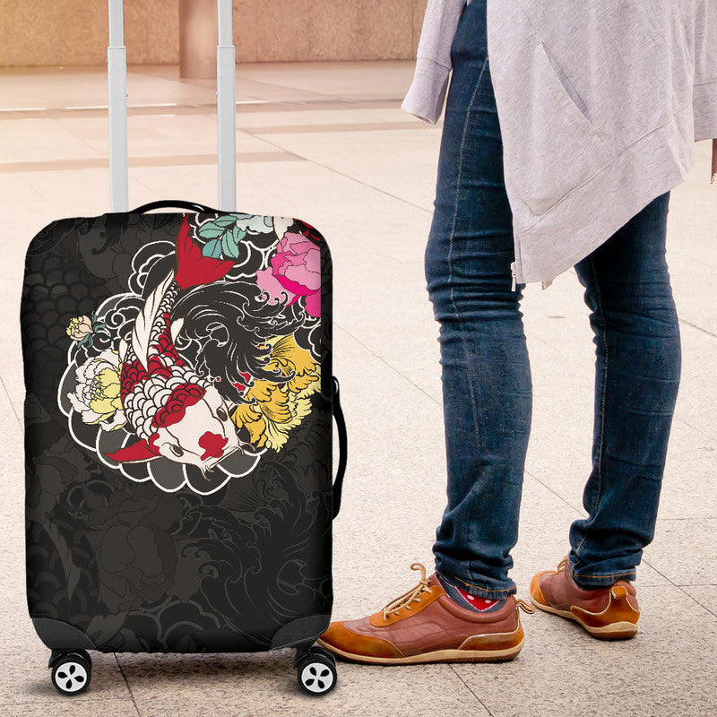 Best Koi Fish Luggage Covers RLT8 - Wonder Print Shop