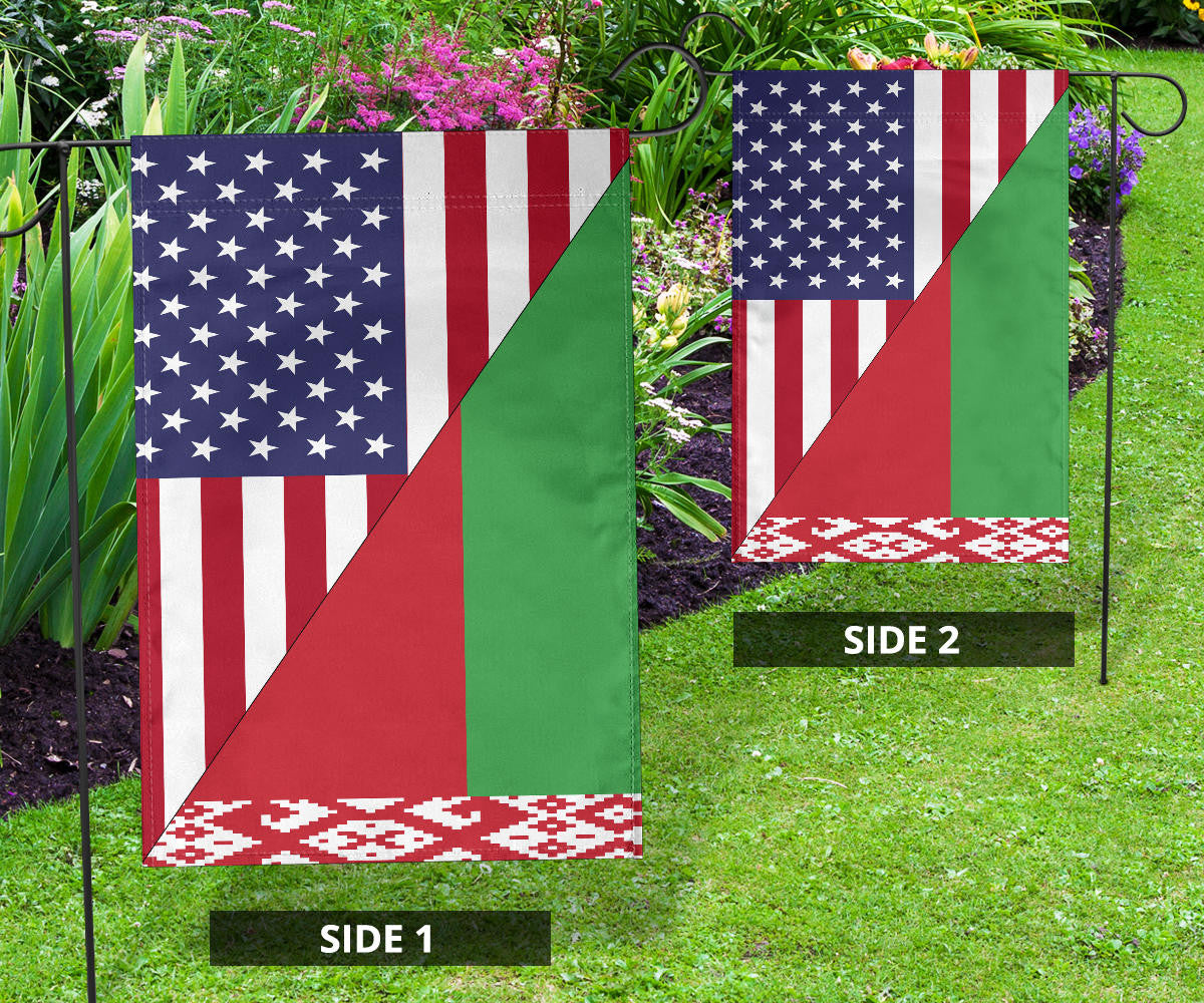 US Flag with Belarus Flag RLT6 - Wonder Print Shop