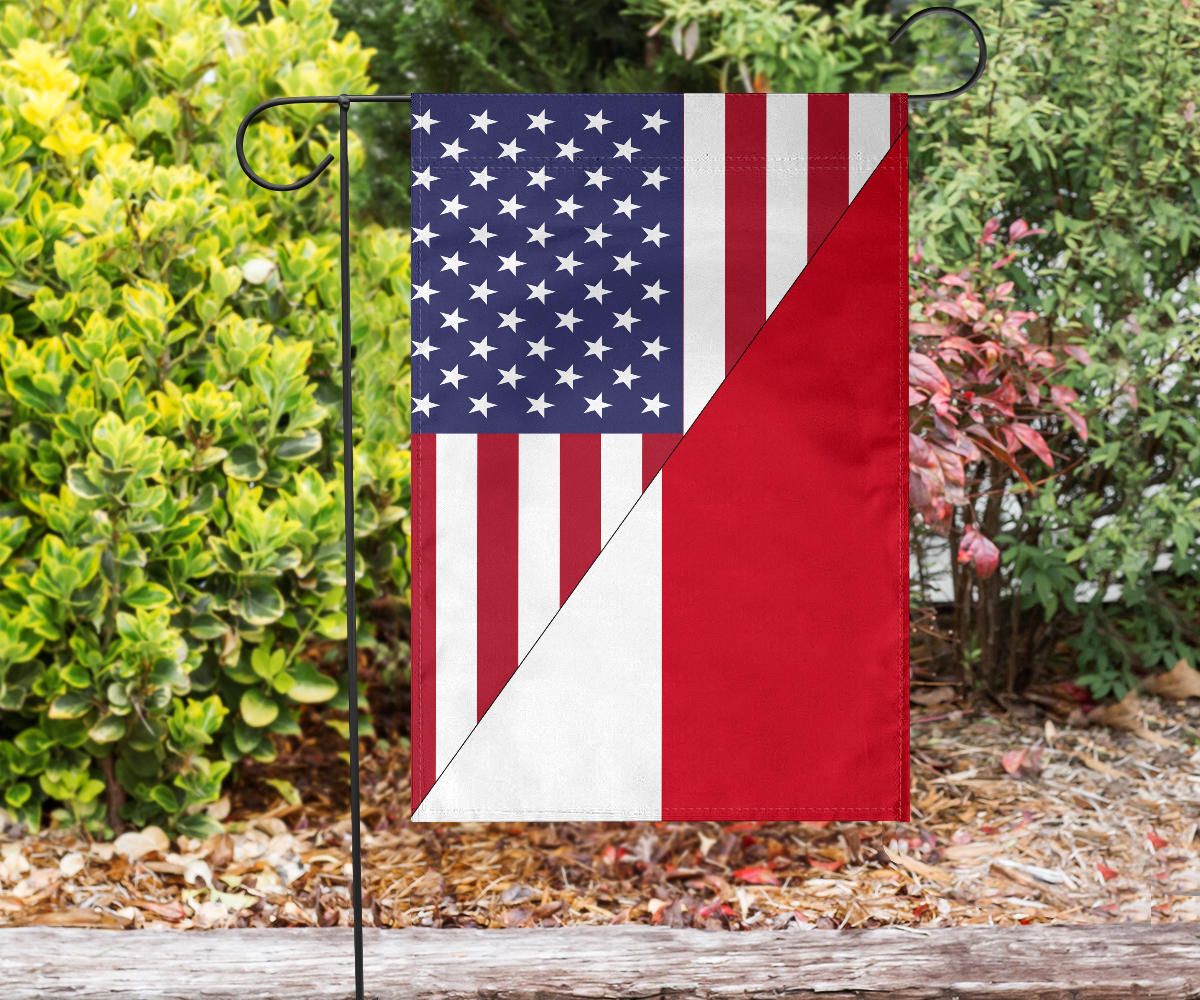 US Flag with Monaco Flag RLT6 - Wonder Print Shop