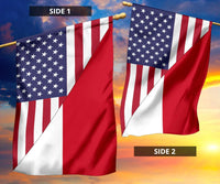 US Flag with Monaco Flag RLT6 - Wonder Print Shop