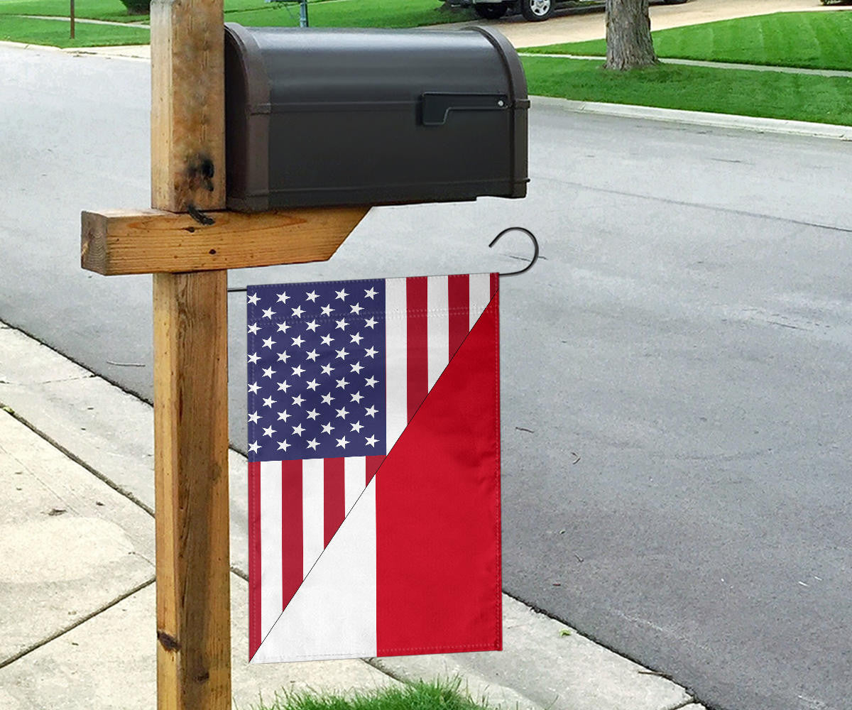 US Flag with Monaco Flag RLT6 - Wonder Print Shop