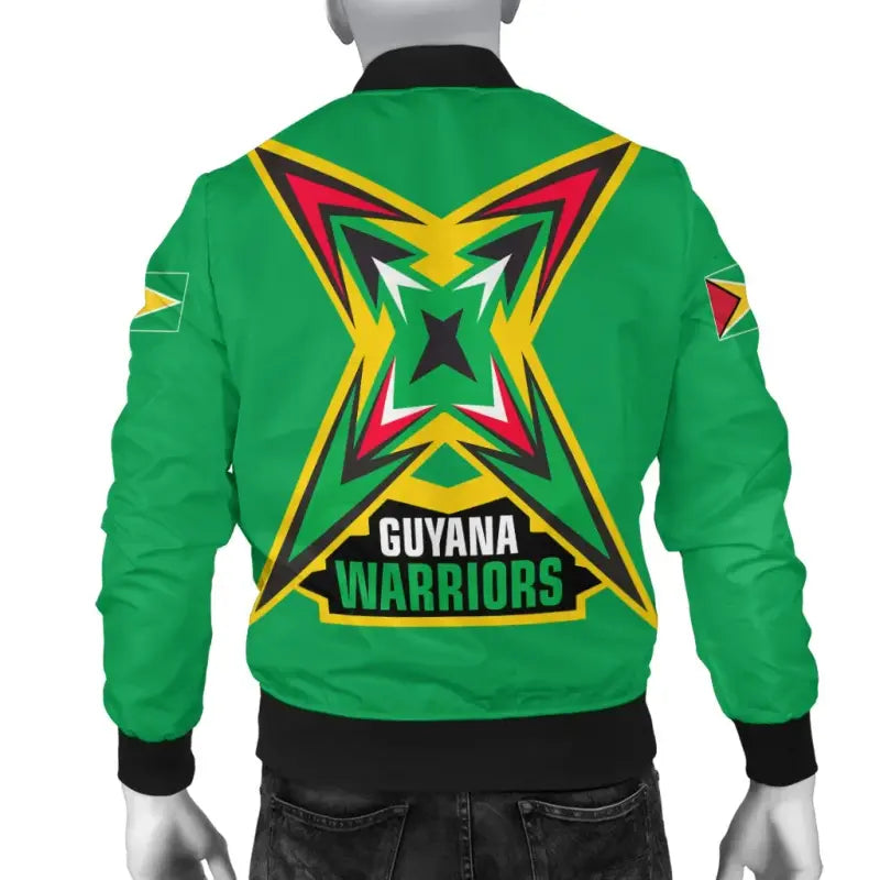 Guyana Bomber Jacket Flag Warriors RLT8 - Wonder Print Shop