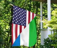 US Flag with Sierra Leone Flag RLT7 - Wonder Print Shop