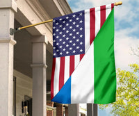 US Flag with Sierra Leone Flag RLT7 - Wonder Print Shop