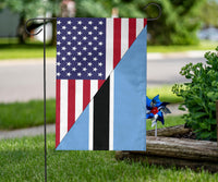 US Flag with Botswana Flag RLT6 - Wonder Print Shop
