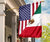 Us Flag With Mexico Flag RLT13 - Wonder Print Shop