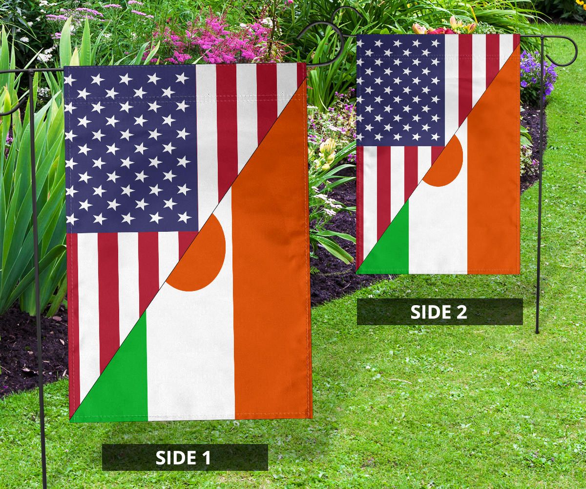 Us Flag With Niger Flag RLT8 - Wonder Print Shop