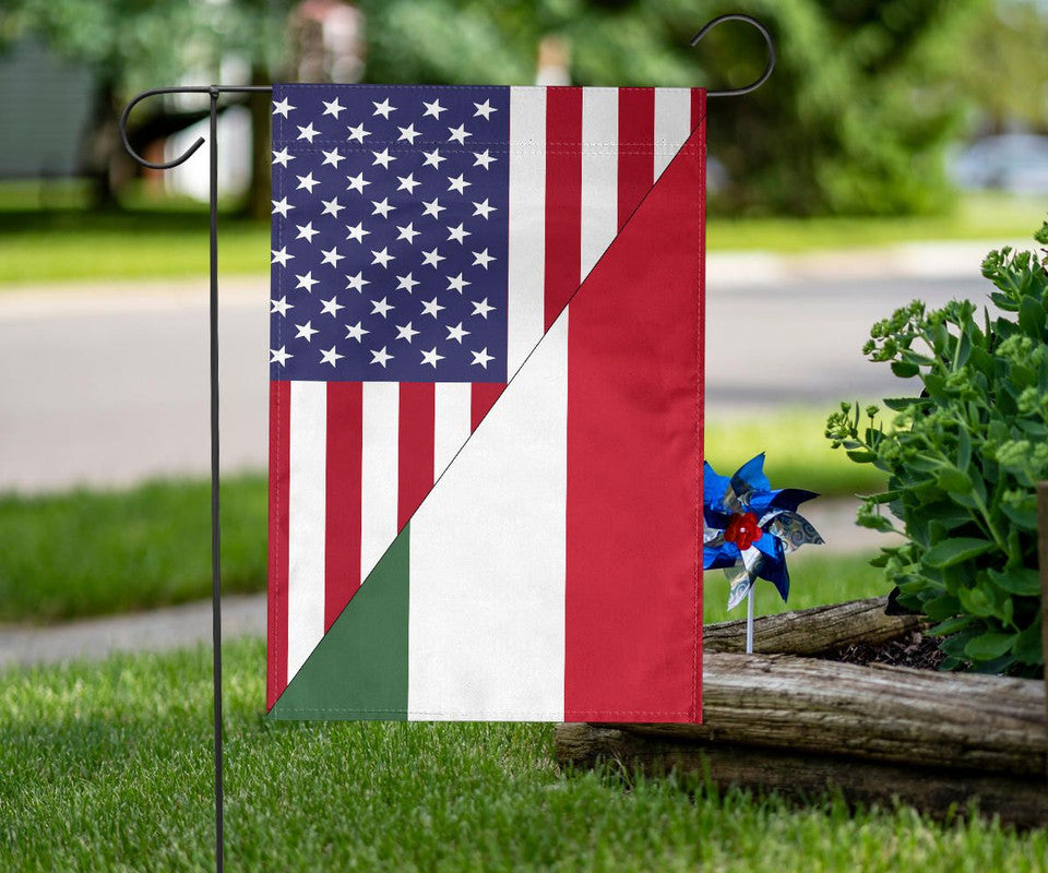 US Flag with Hungary Flag RLT8 - Wonder Print Shop