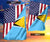 US Flag with Saint Lucia Flag RLT6 - Wonder Print Shop