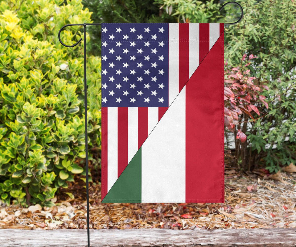 US Flag with Hungary Flag RLT8 - Wonder Print Shop