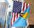 us-flag-with-saint-lucia-flag