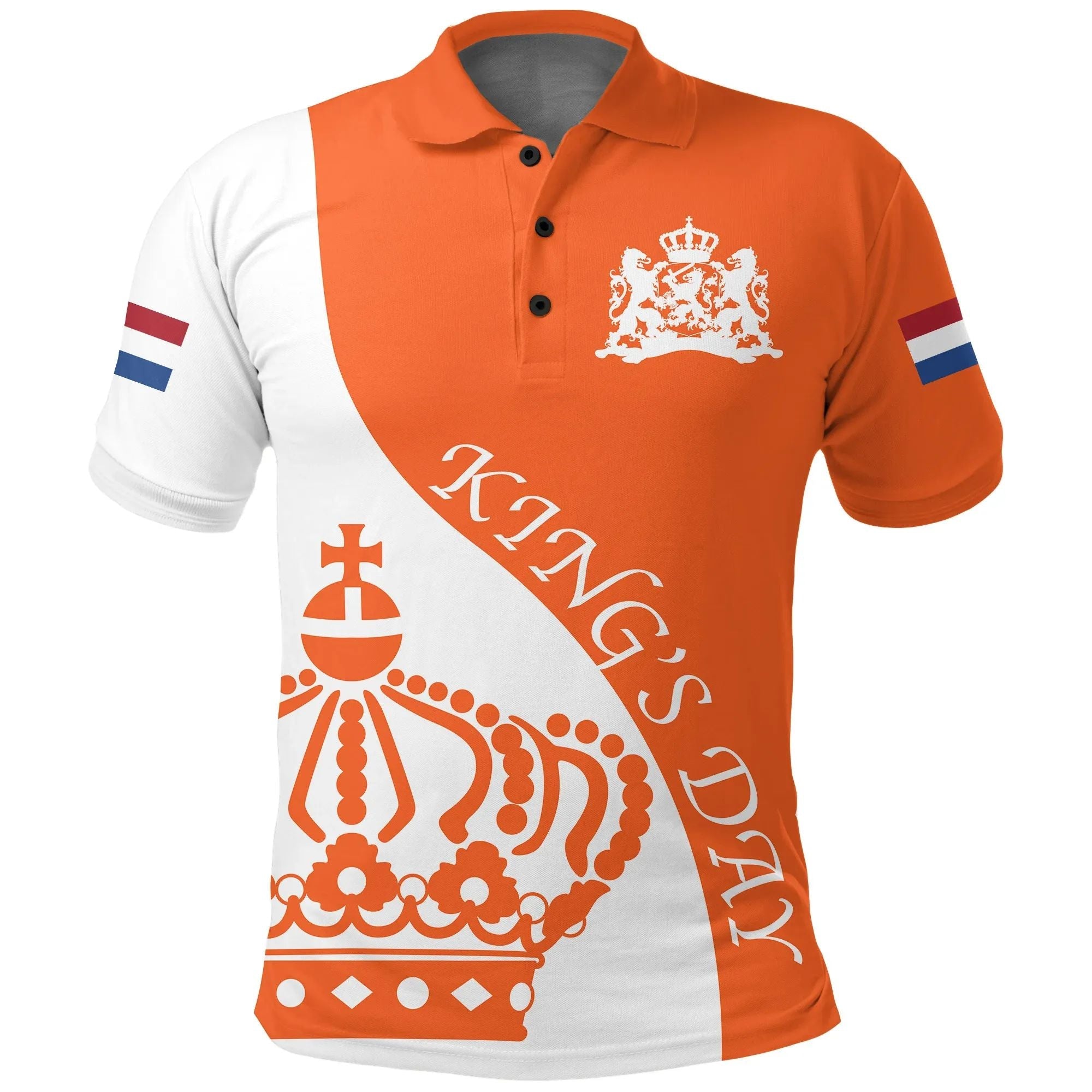 netherlands-polo-shirt-king-day-crown