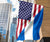 Us Flag With Nicaragua Flag RLT8 - Wonder Print Shop