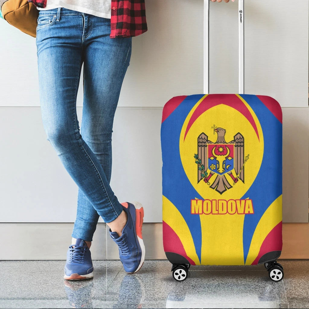 Moldova Luggage Covers Action Flag A15 RLT13 - Wonder Print Shop