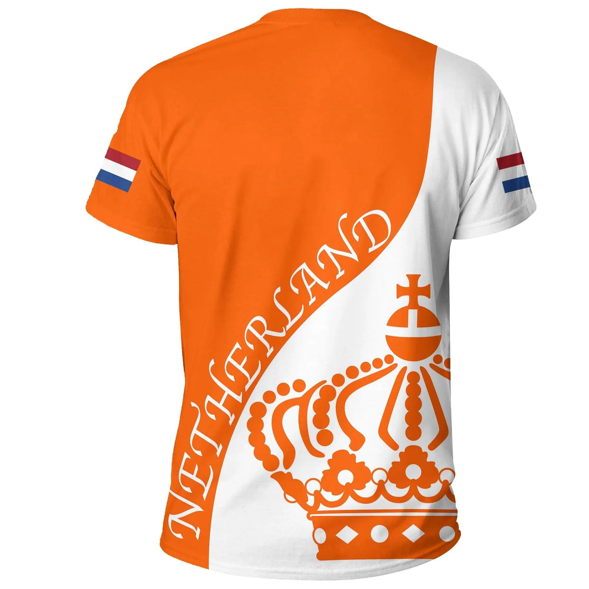 Netherlands T Shirt King Day Crown RLT7 - Wonder Print Shop