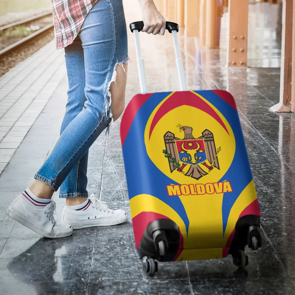 Moldova Luggage Covers Action Flag A15 RLT13 - Wonder Print Shop