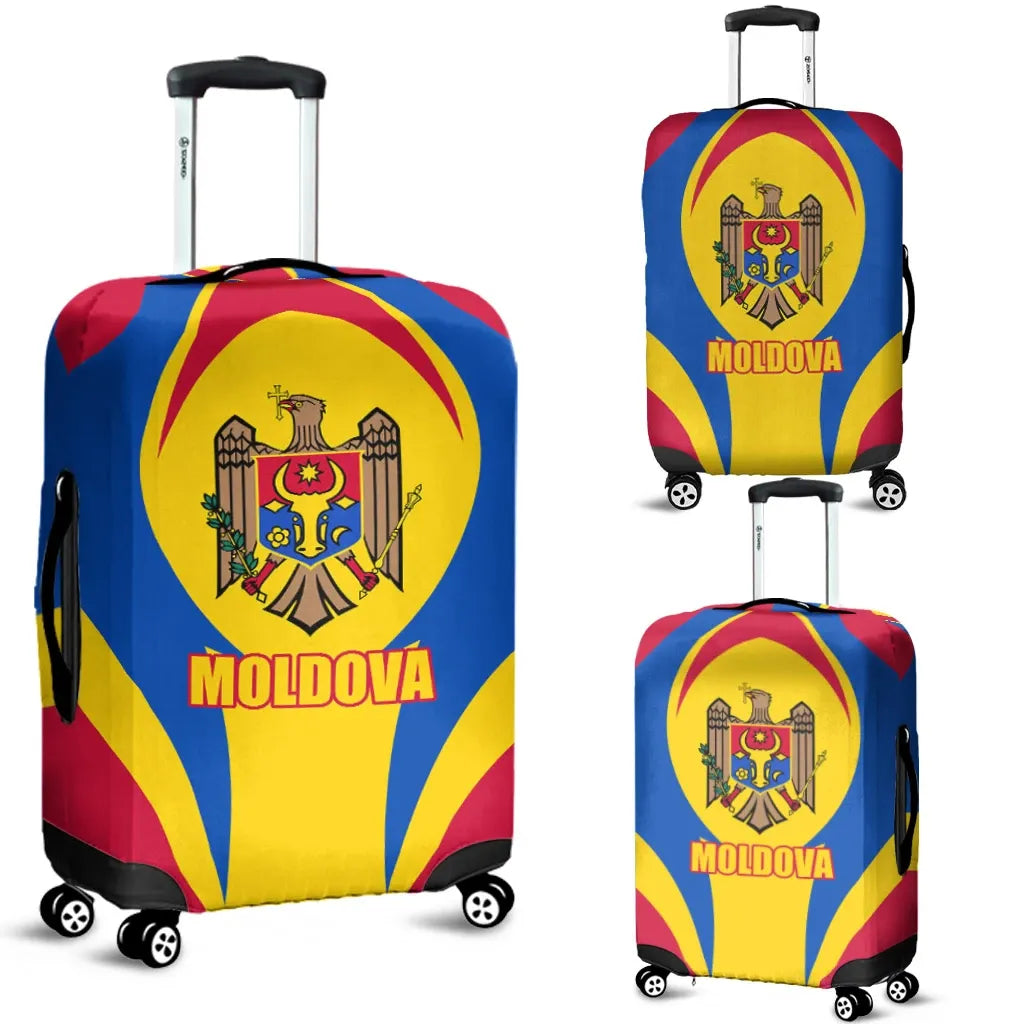 Moldova Luggage Covers Action Flag A15 RLT13 - Wonder Print Shop