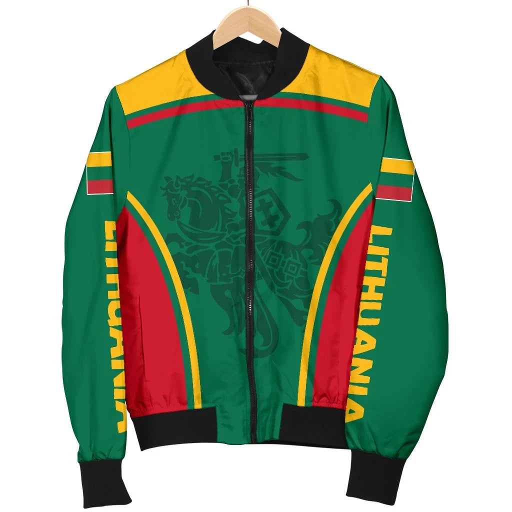 Lithuania Bomber Jacket Active Warrior RLT6 - Wonder Print Shop