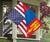 US Flag with Mongolia Flag RLT13 - Wonder Print Shop
