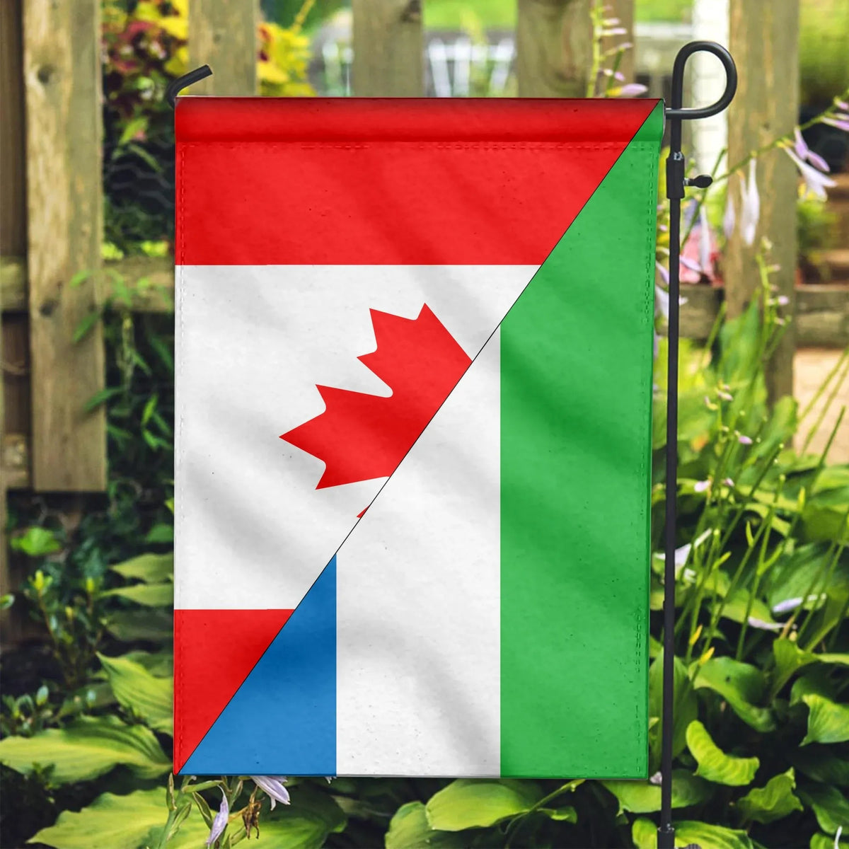 Canada Flag With Sierra Leone Flag RLT7 - Wonder Print Shop