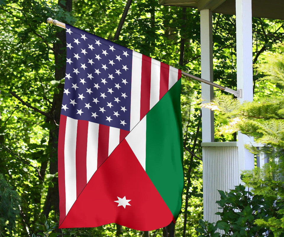 US Flag with Jordan Flag RLT8 - Wonder Print Shop