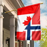 Canada Flag With Norway Flag RLT7 - Wonder Print Shop
