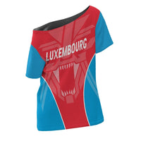 Luxembourg off_shoulder_sweater Strong Lion RLT6 - Wonder Print Shop