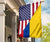 Us Flag With Colombia Flag RLT7 - Wonder Print Shop