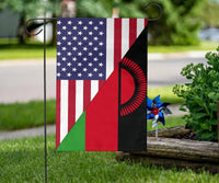 US Flag with Malawi Flag RLT6 - Wonder Print Shop