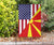 Us Flag With North Macedonia Flag RLT7 - Wonder Print Shop