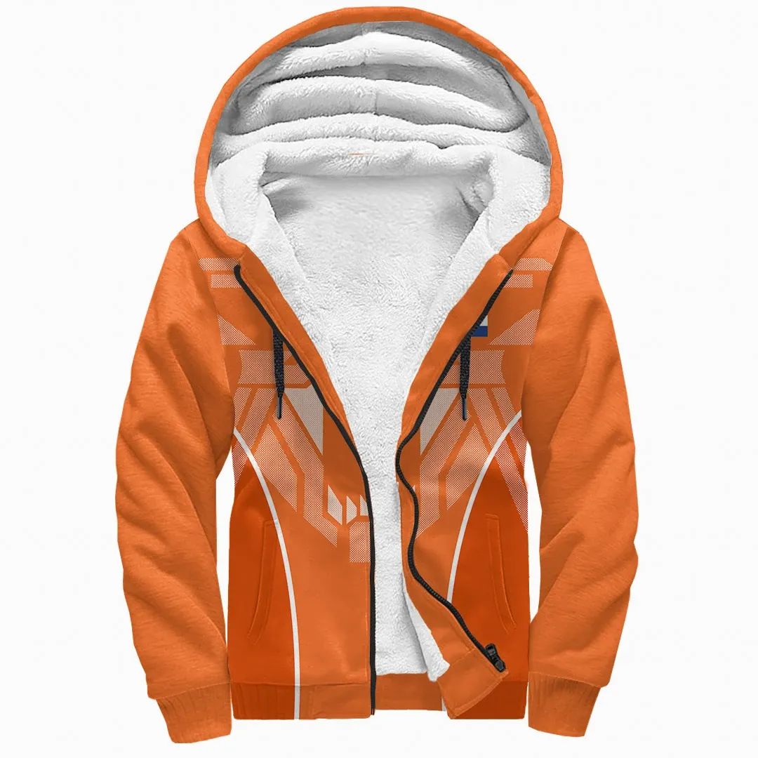 Netherland Sherpa Hoodie Strong Lion RLT7 - Wonder Print Shop
