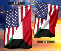 US Flag with Kuwait Flag RLT8 - Wonder Print Shop