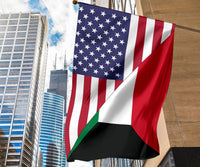 US Flag with Kuwait Flag RLT8 - Wonder Print Shop
