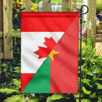 Canada Flag With Burkina Faso Flag RLT7 - Wonder Print Shop