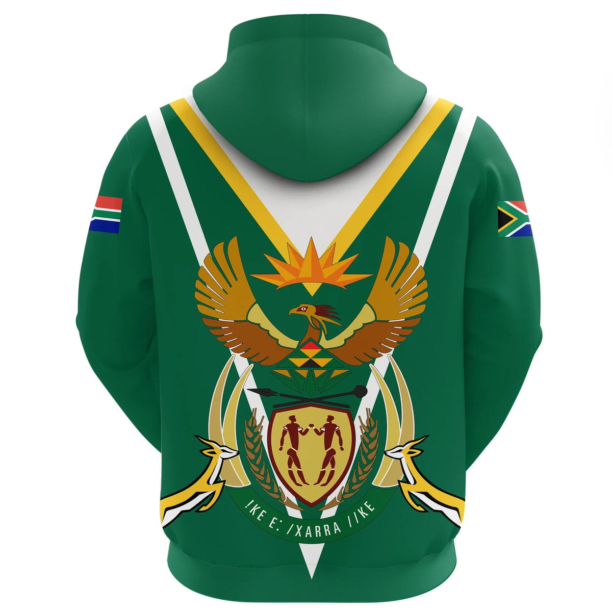 South Africa Zip Hoodie Coat Of Arms RLT8 - Wonder Print Shop