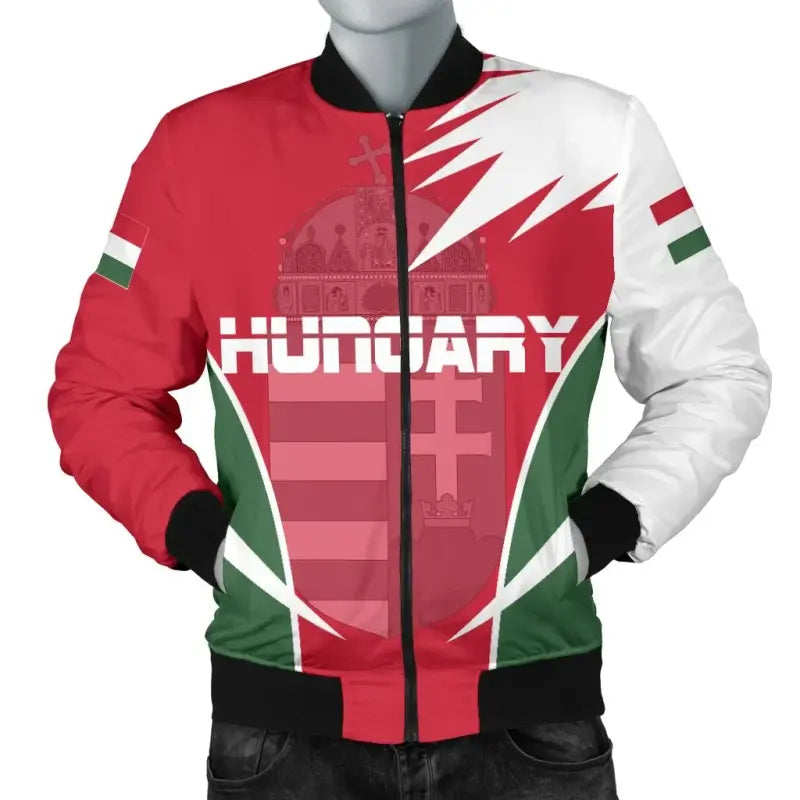 Hungary Active Mens Bomber Jacket RLT8 - Wonder Print Shop