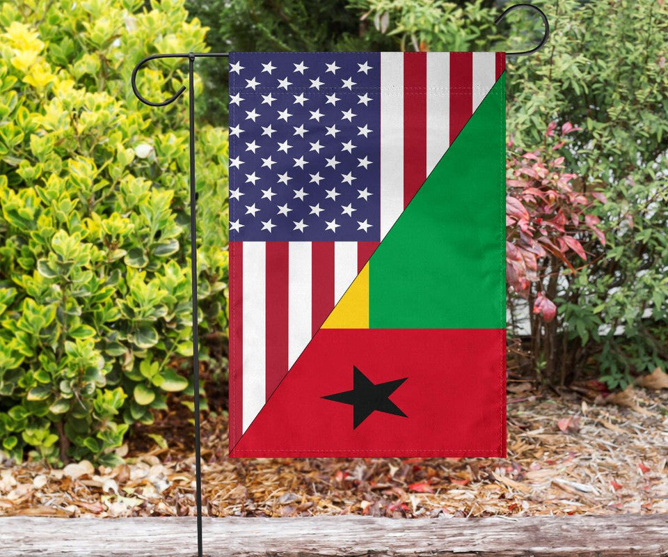 US Flag with GuineaBissau RLT8 - Wonder Print Shop