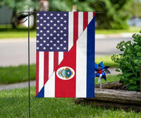 US Flag with Costa Rica Flag RLT13 - Wonder Print Shop