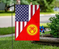US Flag with Kyrgyzstan Flag RLT8 - Wonder Print Shop
