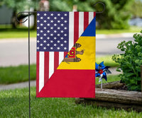 US Flag with Moldova Flag A15 RLT13 - Wonder Print Shop