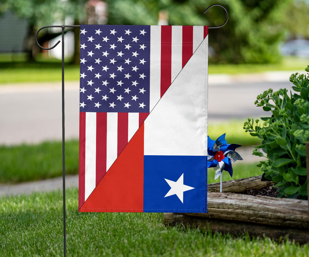 US Flag with Chile Flag RLT7 - Wonder Print Shop