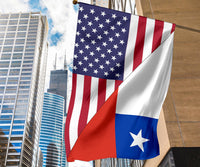 US Flag with Chile Flag RLT7 - Wonder Print Shop