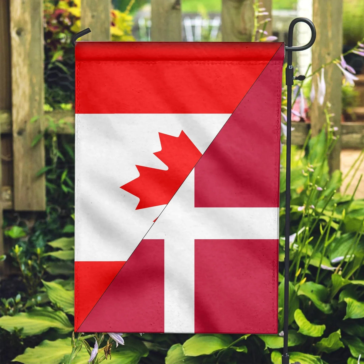 Canada Flag With Denmark Flag RLT13 - Wonder Print Shop