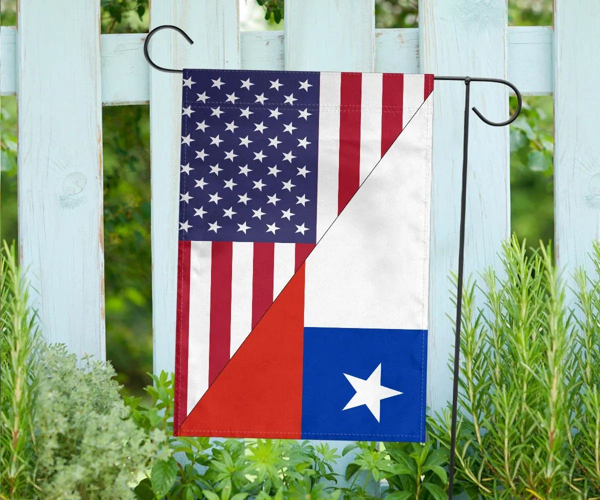 US Flag with Chile Flag RLT7 - Wonder Print Shop
