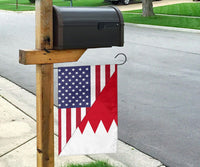 US Flag with Bahrain Flag RLT8 - Wonder Print Shop