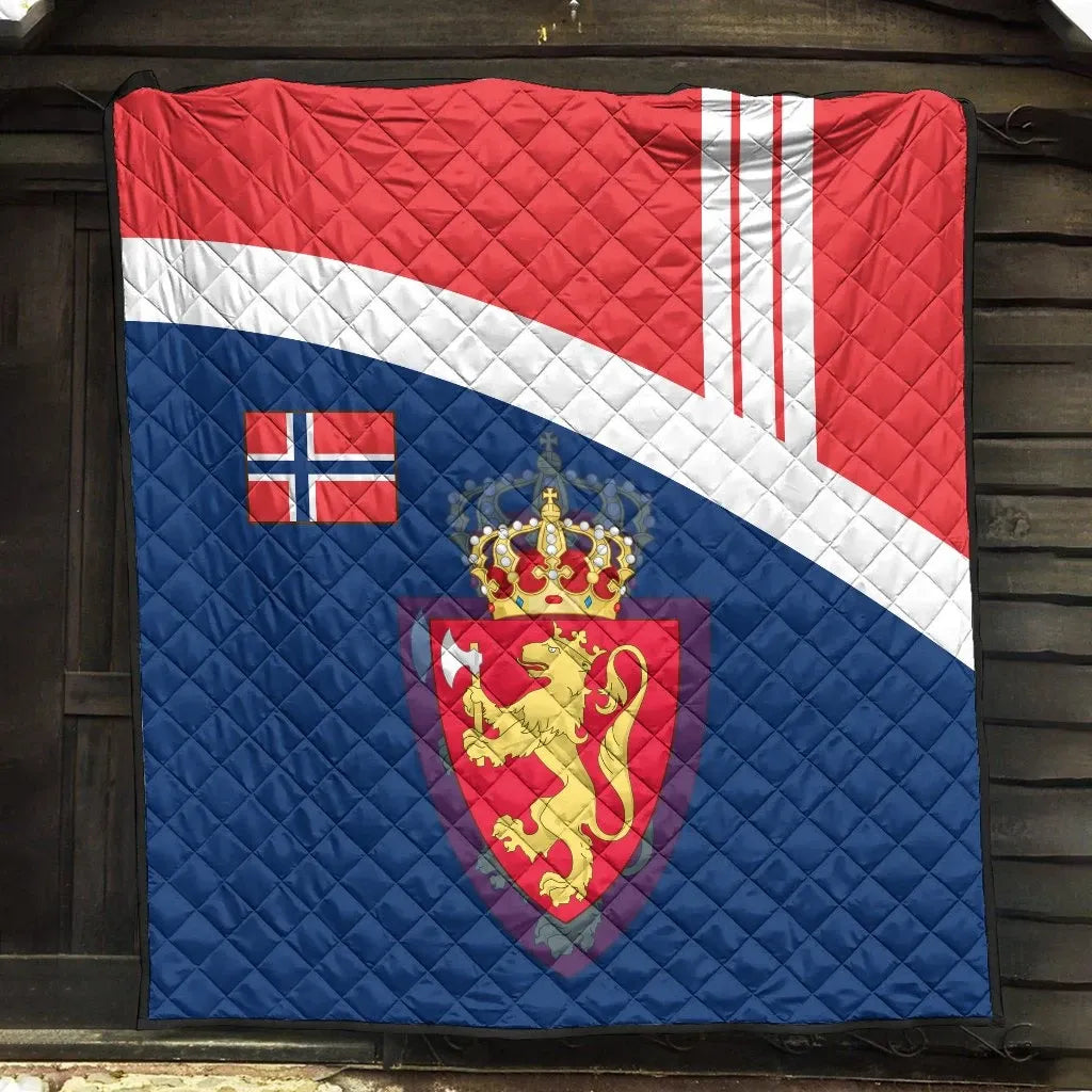 Norway Premium Quilt Flag Of Norway RLT7 - Wonder Print Shop