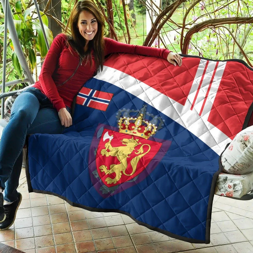 Norway Premium Quilt Flag Of Norway RLT7 - Wonder Print Shop