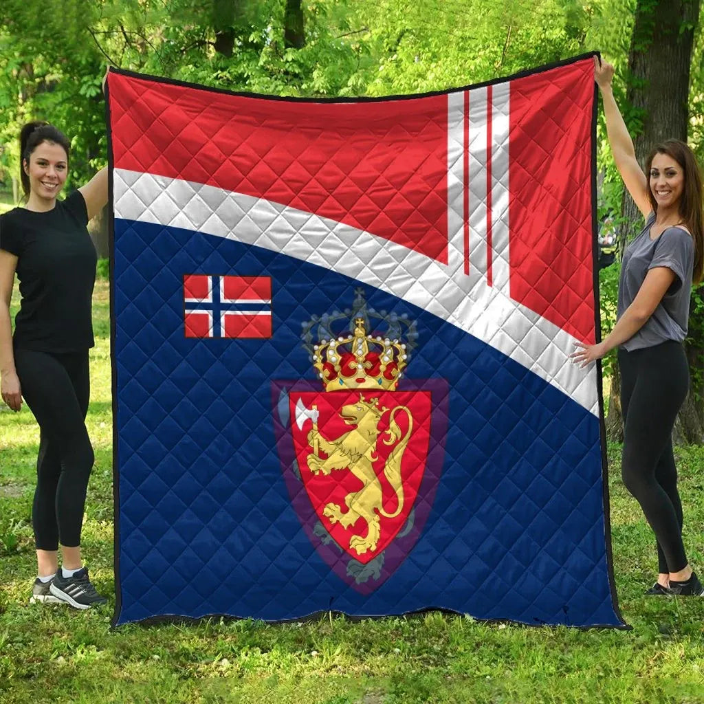 Norway Premium Quilt Flag Of Norway RLT7 - Wonder Print Shop